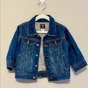 Baby Gap lined denim jean jacket toddler 18-24 Months